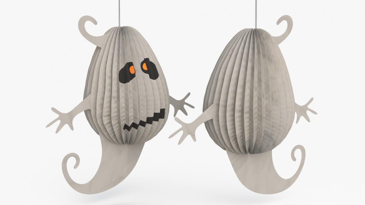 3D Halloween Ghoust Paper Decorations 2