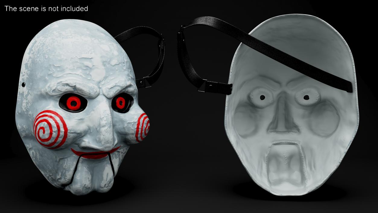 Lying Billy Puppet Vacuform Mask 3D