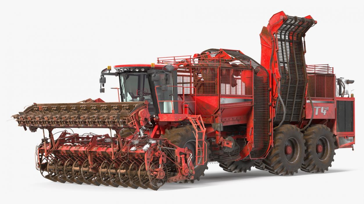 3D model Dirty Beet Harvester HOLMER Terra Dos T4-30 Rigged