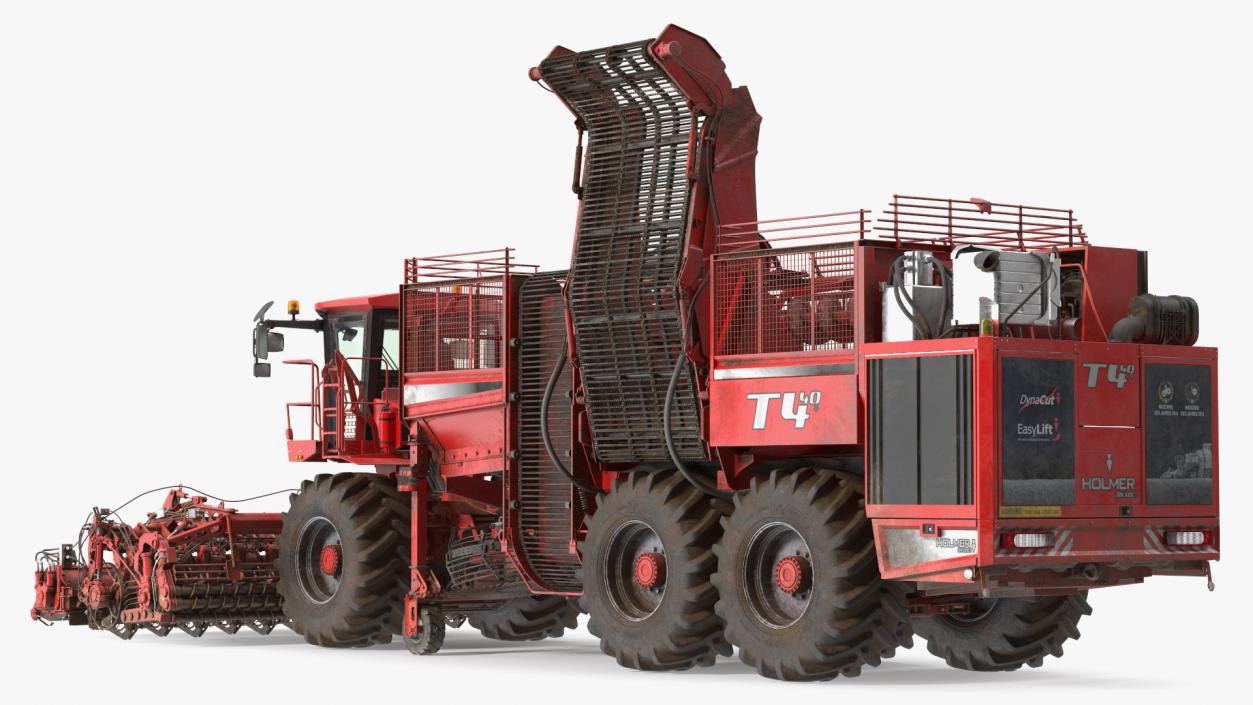 3D model Dirty Beet Harvester HOLMER Terra Dos T4-30 Rigged