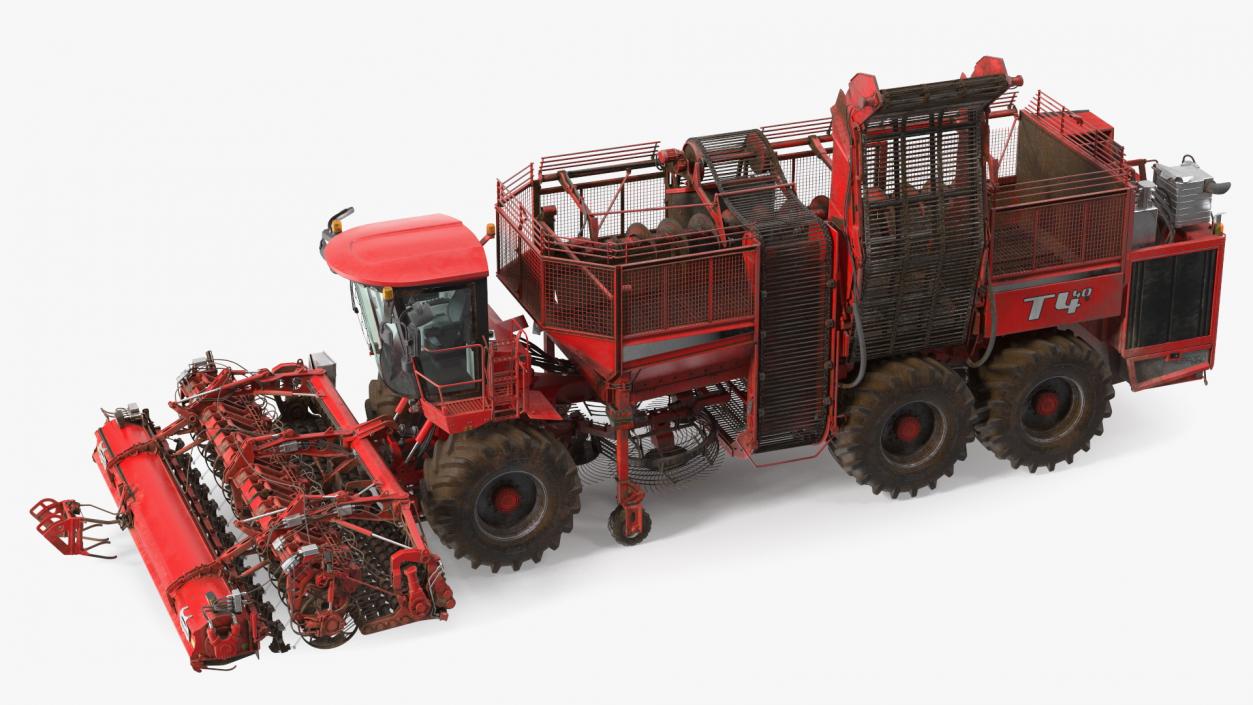 3D model Dirty Beet Harvester HOLMER Terra Dos T4-30 Rigged