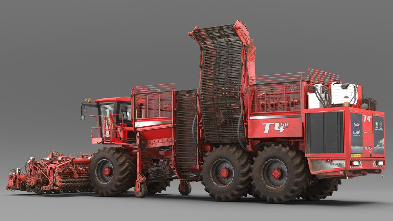 3D model Dirty Beet Harvester HOLMER Terra Dos T4-30 Rigged