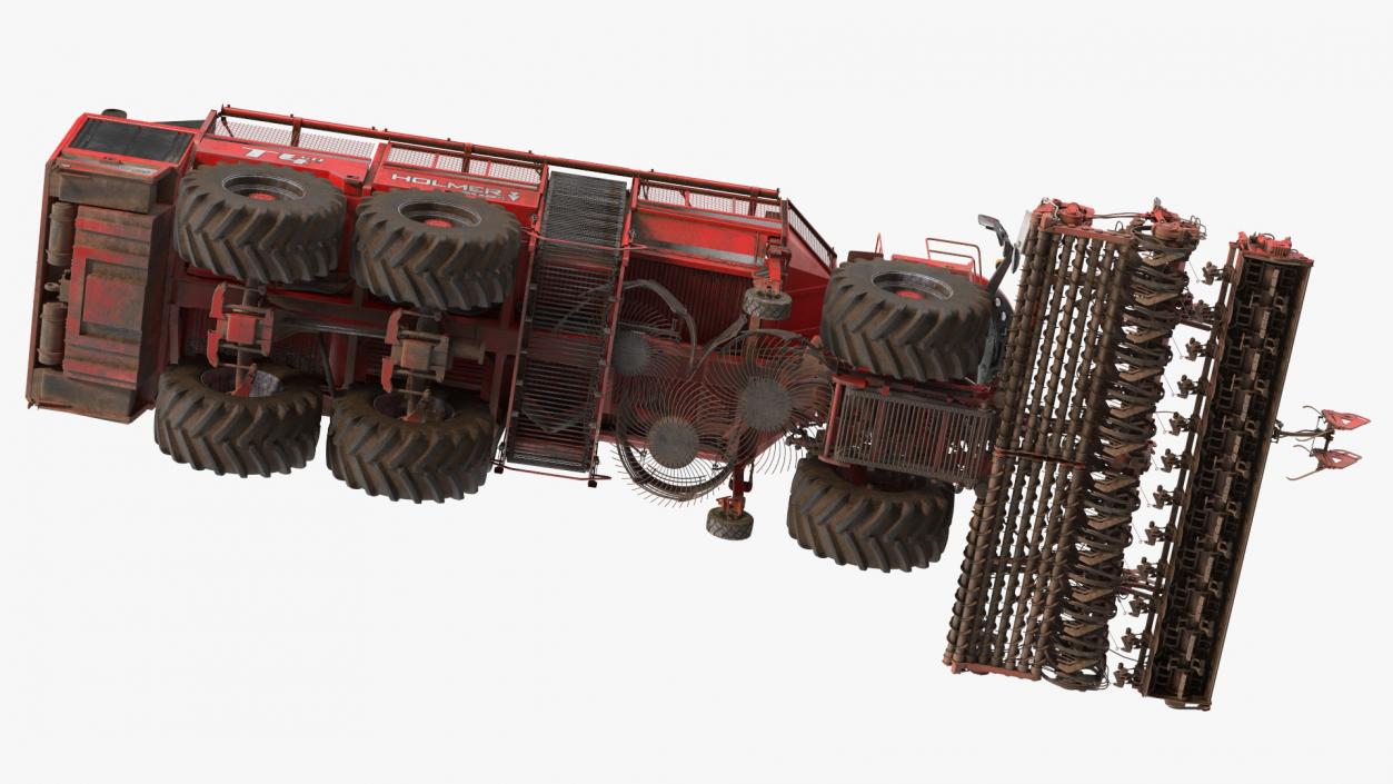 3D model Dirty Beet Harvester HOLMER Terra Dos T4-30 Rigged