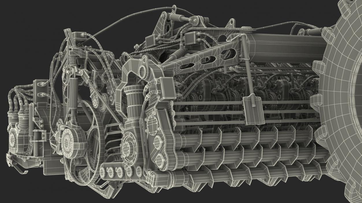 3D HOLMER Terra Dos T4-30 Self-Propelled Beet Harvester Dirty model