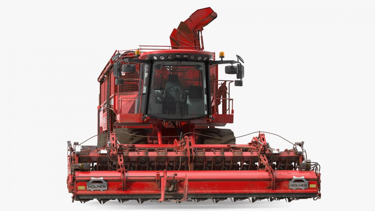 3D HOLMER Terra Dos T4-30 Self-Propelled Beet Harvester Dirty model