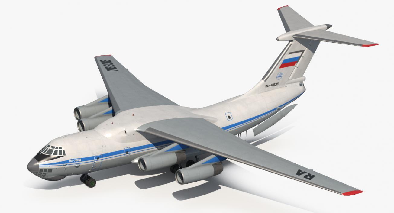 3D model Ilyushin Il-76 Civil Transport