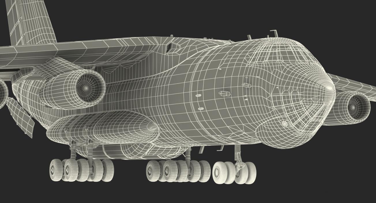 3D model Ilyushin Il-76 Civil Transport