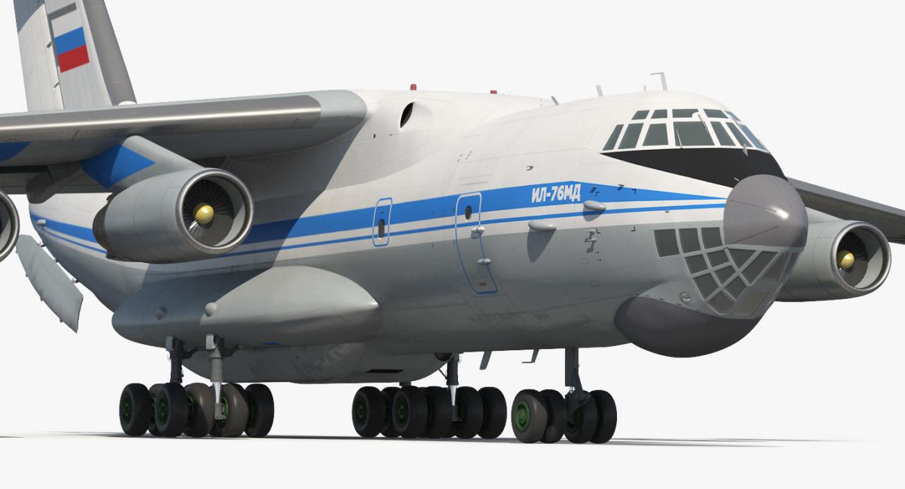 3D model Ilyushin Il-76 Civil Transport