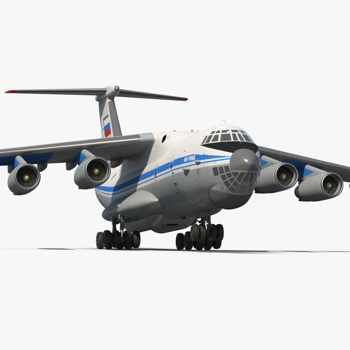 3D model Ilyushin Il-76 Civil Transport