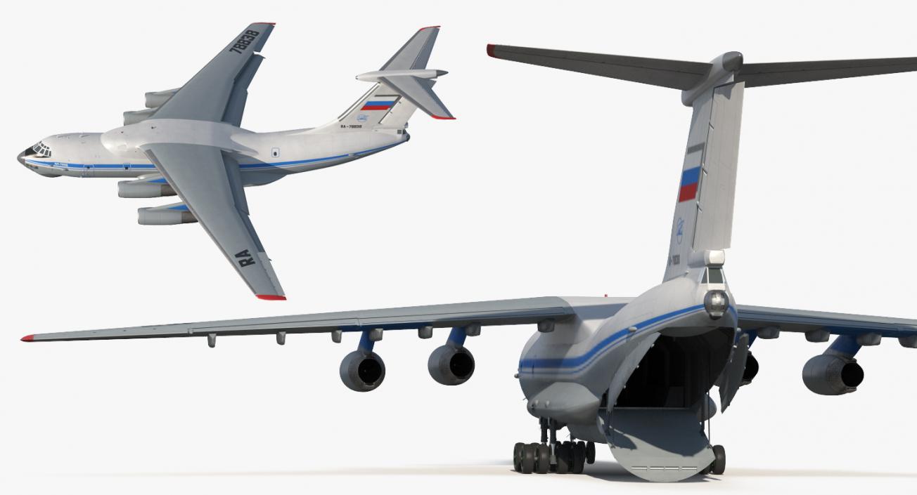 3D model Ilyushin Il-76 Civil Transport