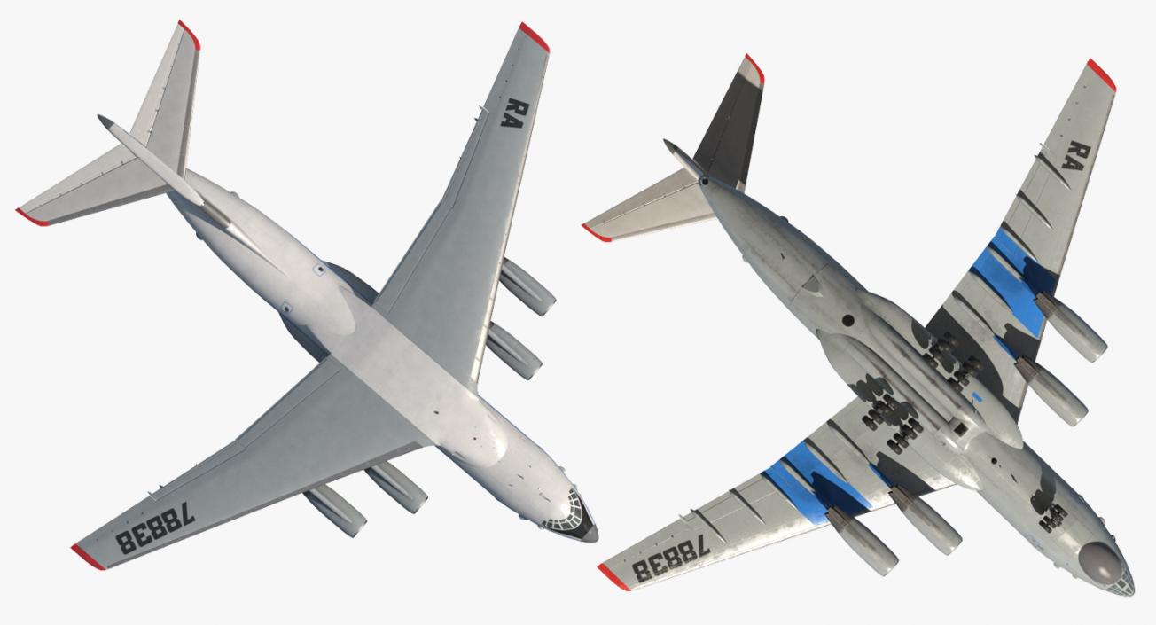 3D model Ilyushin Il-76 Civil Transport