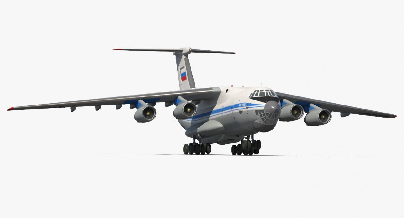 3D model Ilyushin Il-76 Civil Transport