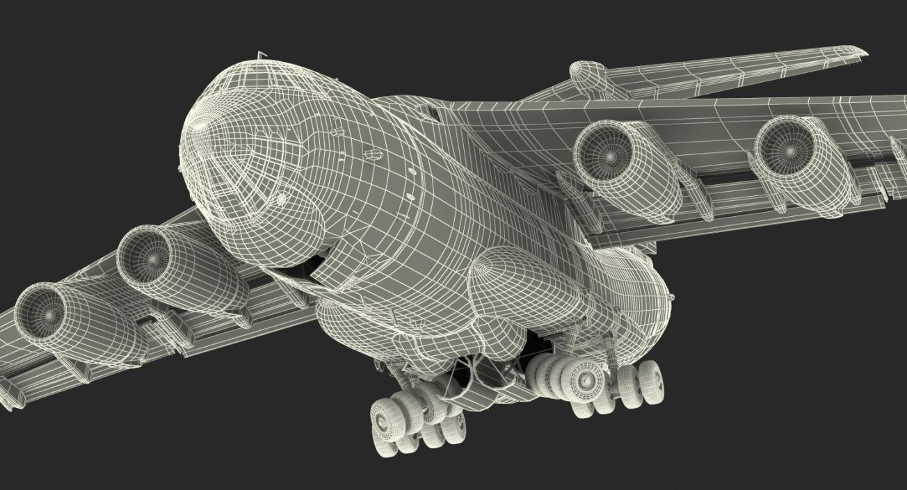 3D model Ilyushin Il-76 Civil Transport