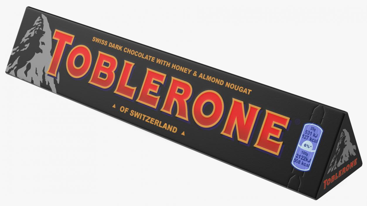 Toblerone Dark Chocolate Package 3D