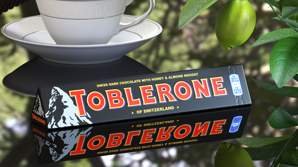 Toblerone Dark Chocolate Package 3D