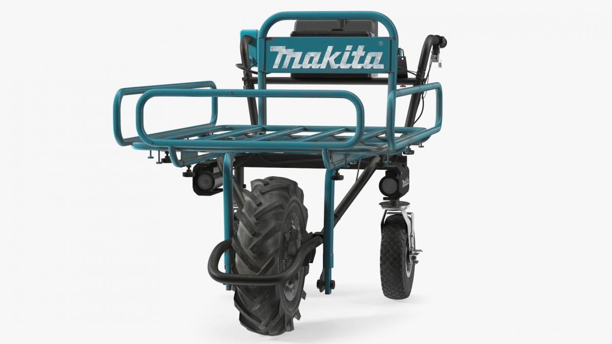 Makita DCU180ZF Electric Wheelbarrow with Pipe Frame 3D