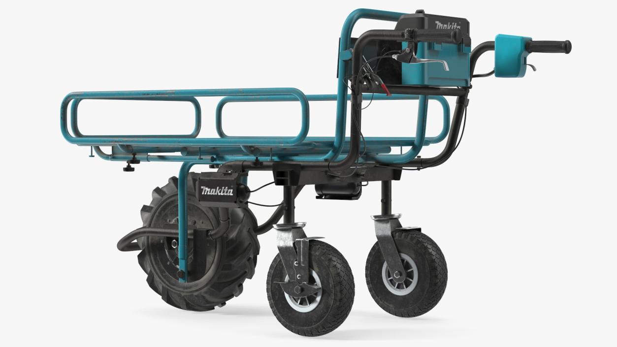 Makita DCU180ZF Electric Wheelbarrow with Pipe Frame 3D