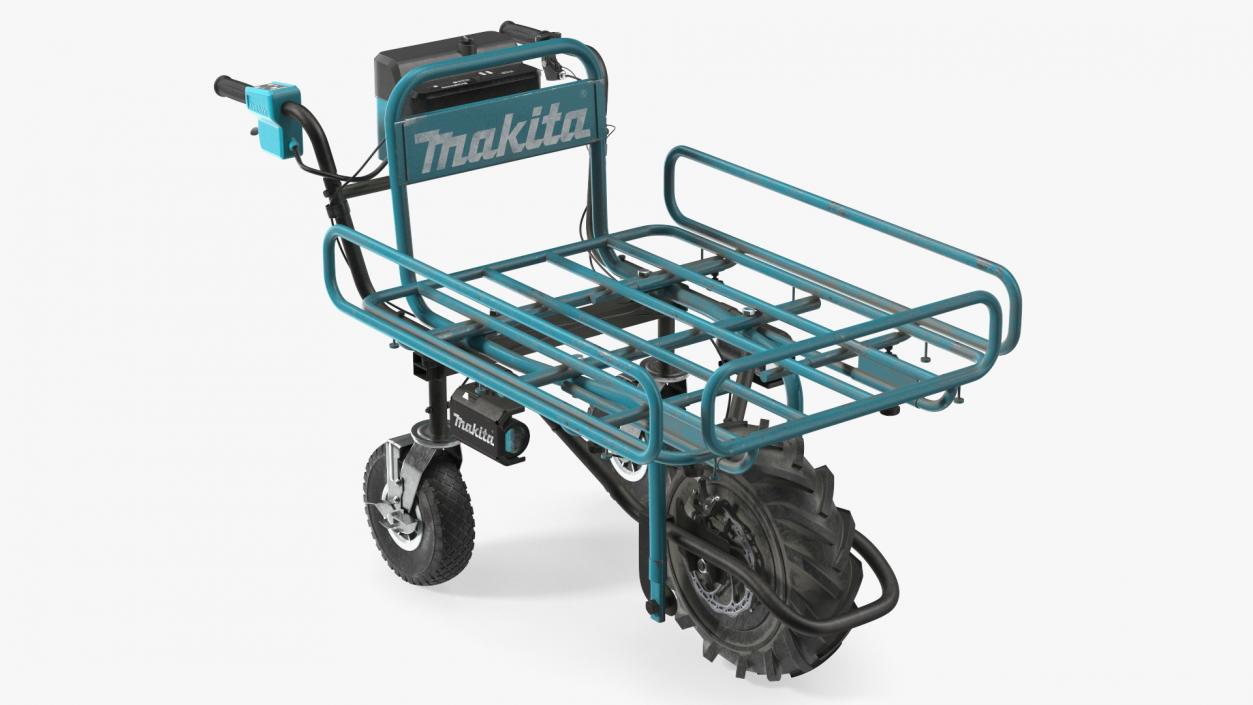 Makita DCU180ZF Electric Wheelbarrow with Pipe Frame 3D