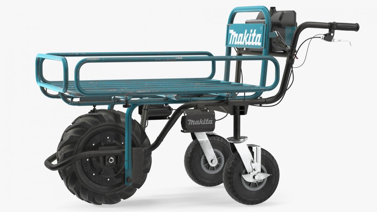 Makita DCU180ZF Electric Wheelbarrow with Pipe Frame 3D