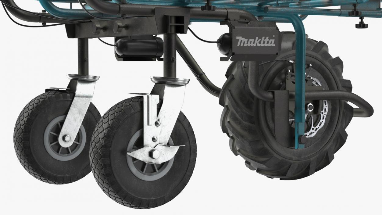 Makita DCU180ZF Electric Wheelbarrow with Pipe Frame 3D