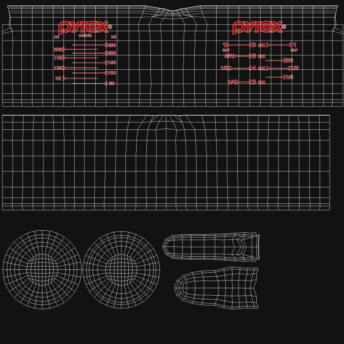 Measuring Cup 250ml 3D model