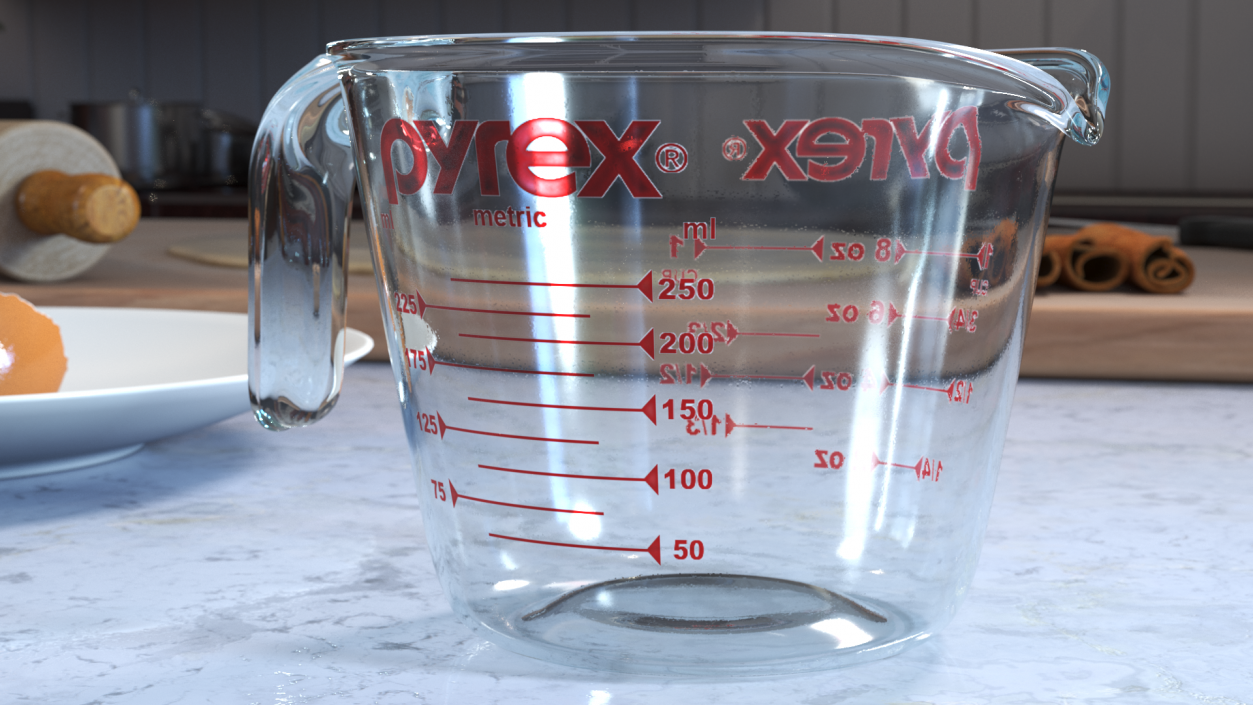 Measuring Cup 250ml 3D model