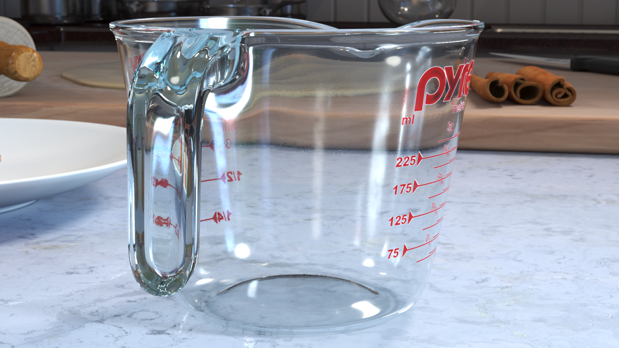 Measuring Cup 250ml 3D model