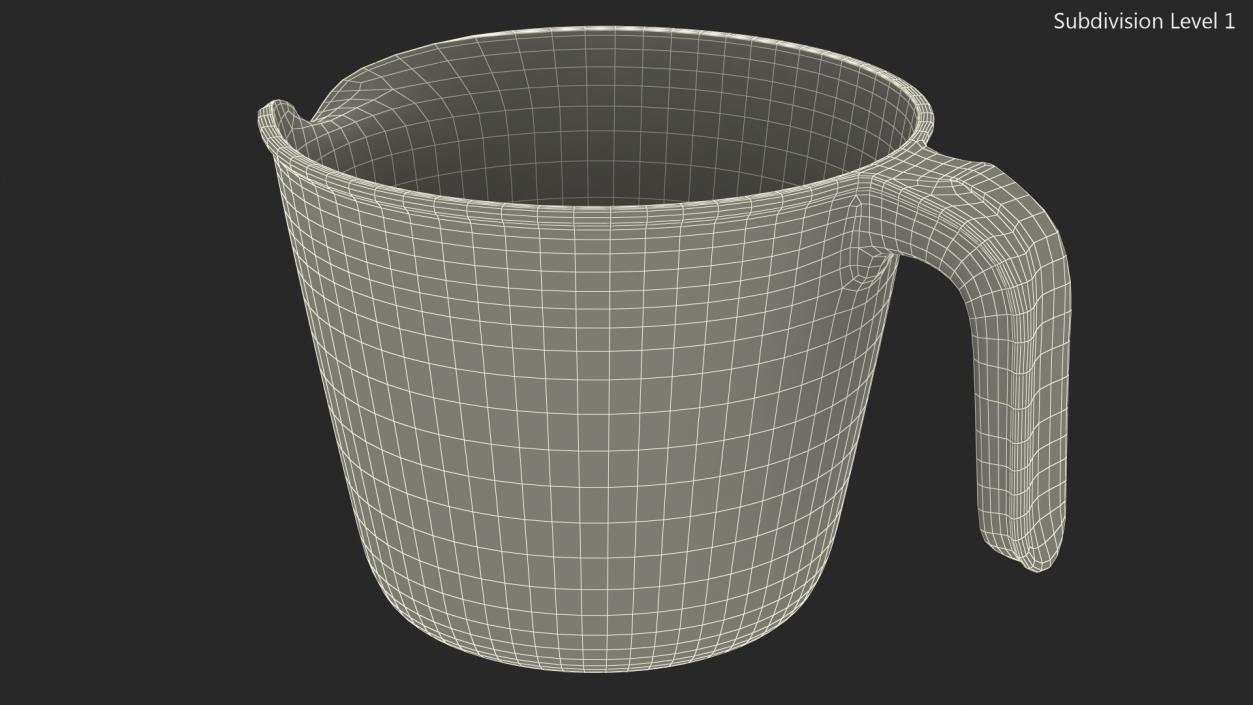 Measuring Cup 250ml 3D model