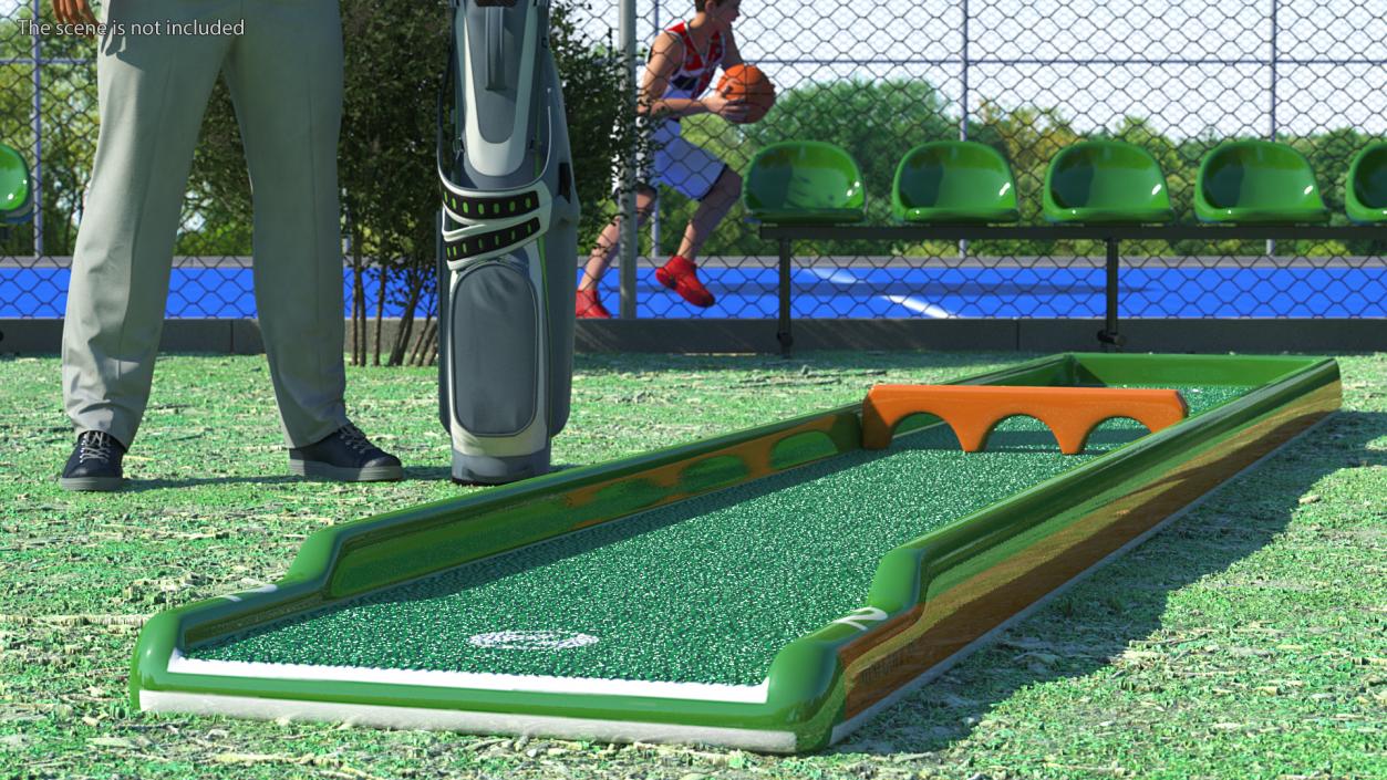 Minigolf 35 Portable Course Hole 2 3D model