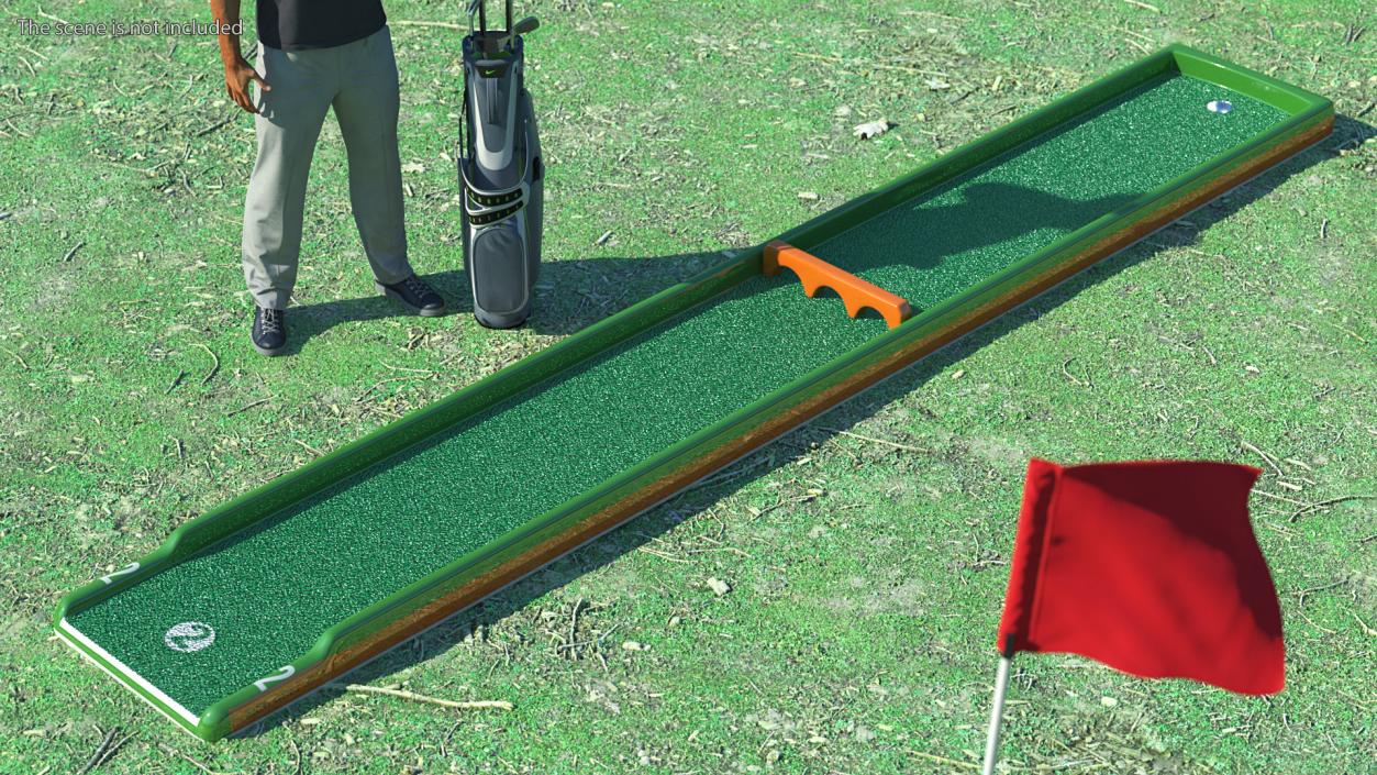 Minigolf 35 Portable Course Hole 2 3D model