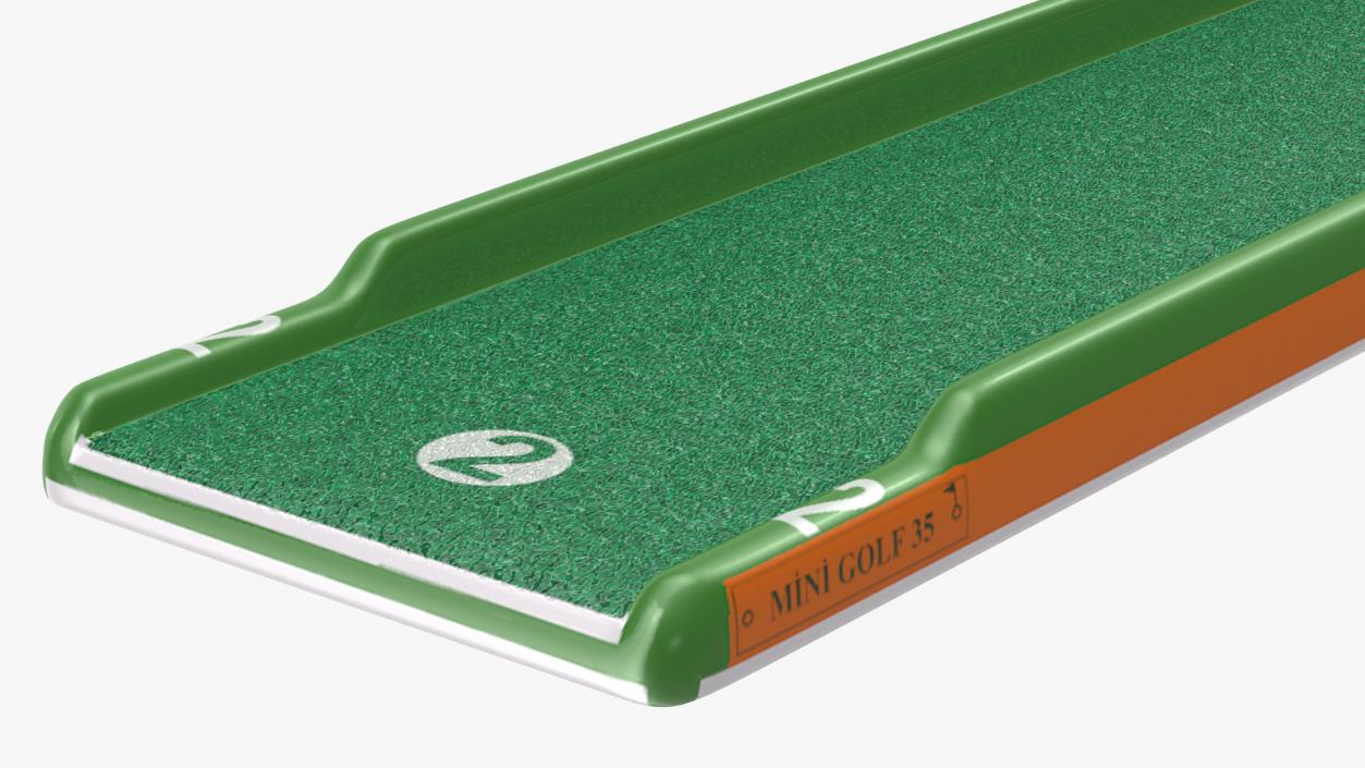 Minigolf 35 Portable Course Hole 2 3D model