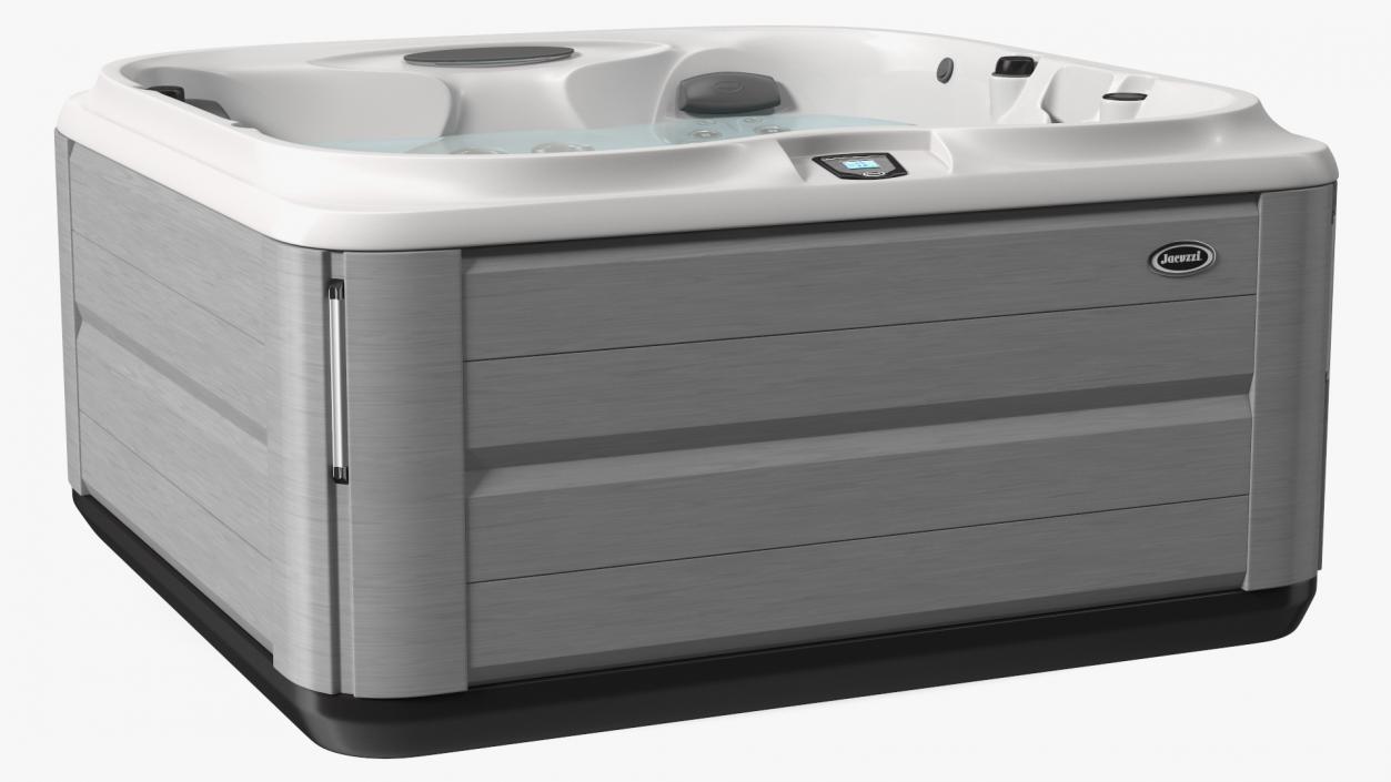 3D model Jacuzzi J475 Spa Hot Tub Porcelain with Water