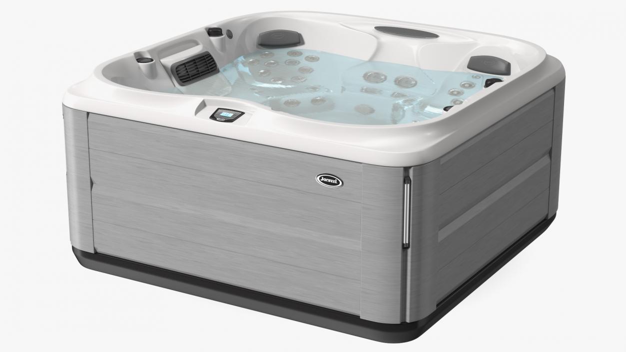 3D model Jacuzzi J475 Spa Hot Tub Porcelain with Water