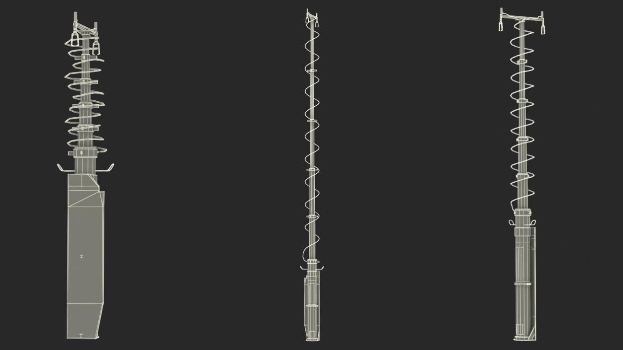 Iron Dome Antenna Rigged 3D model