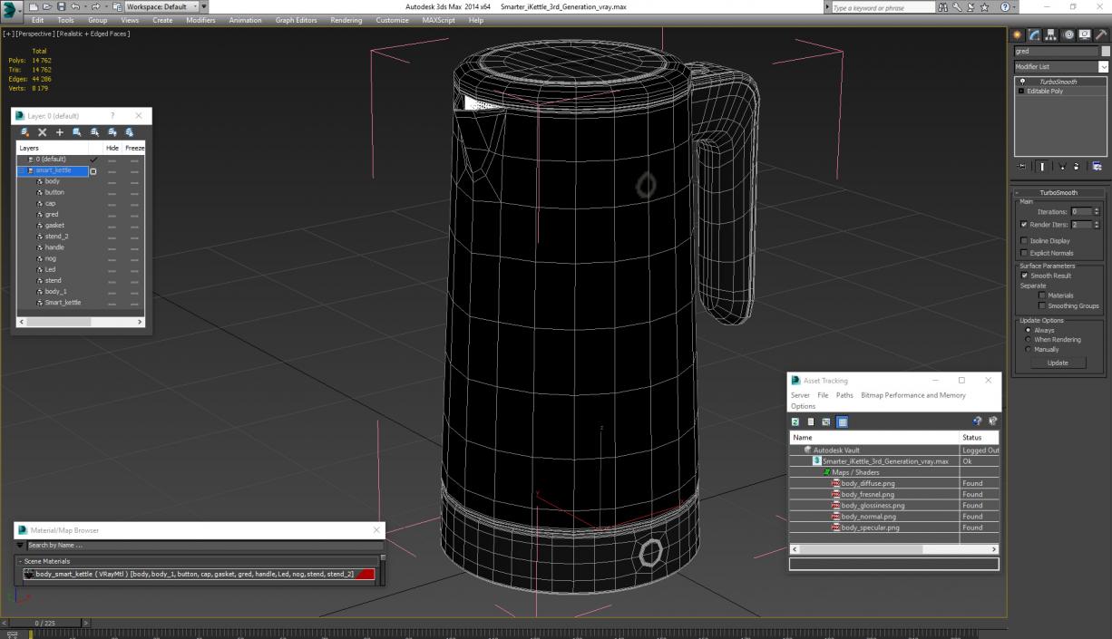 3D model Smarter iKettle 3rd Generation