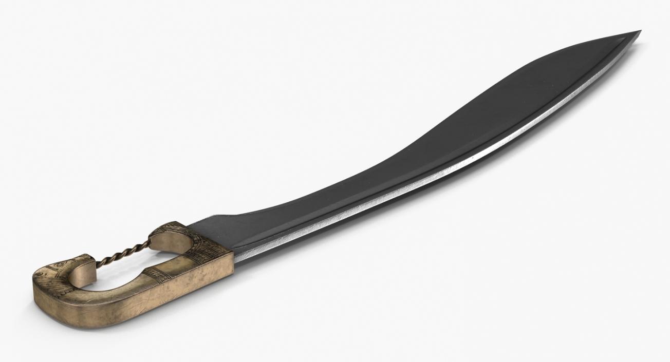 3D Falcata Warrior Sword