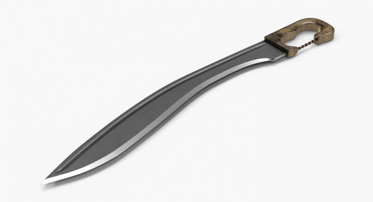 3D Falcata Warrior Sword