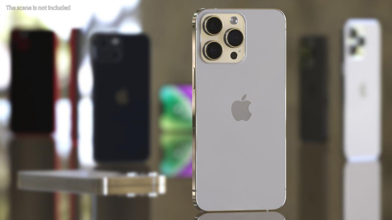 3D model Apple iPhone 14 Pro Max Silver