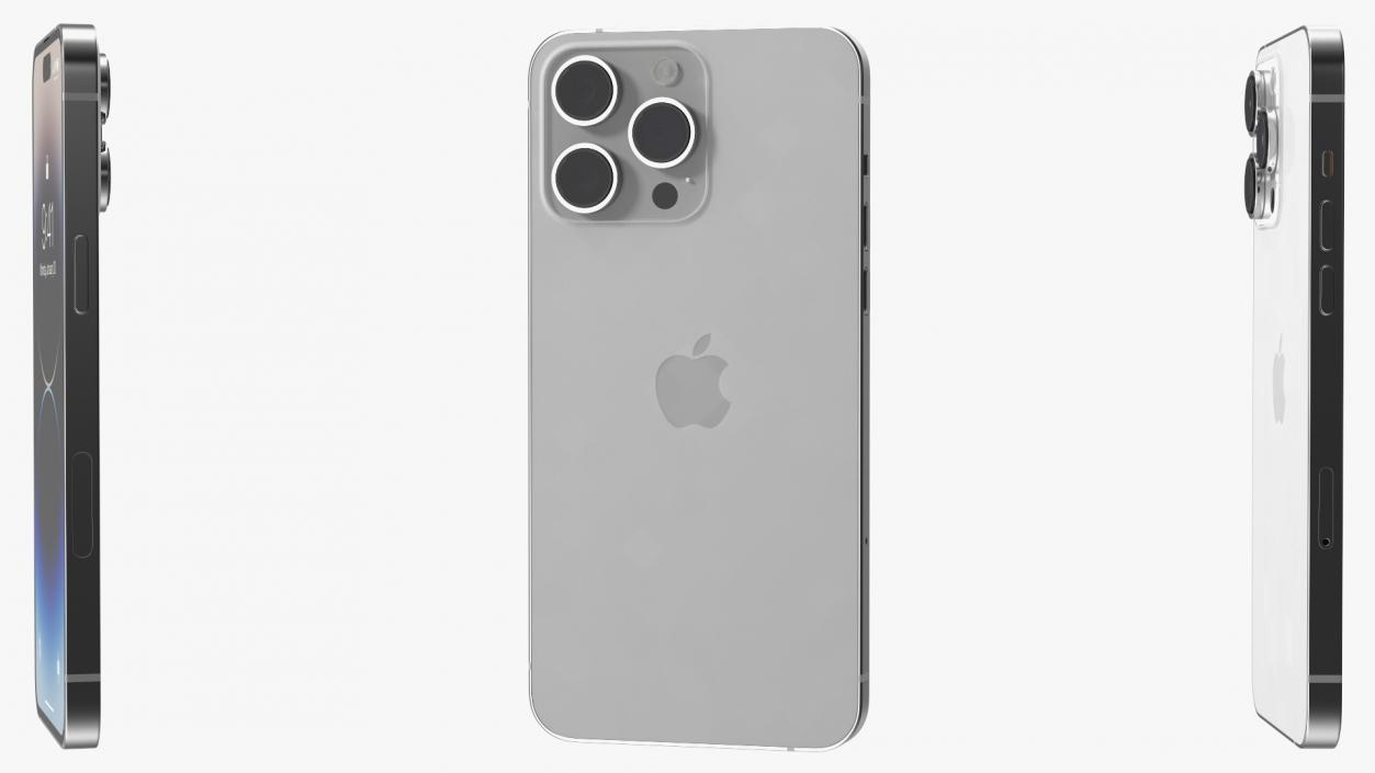 3D model Apple iPhone 14 Pro Max Silver