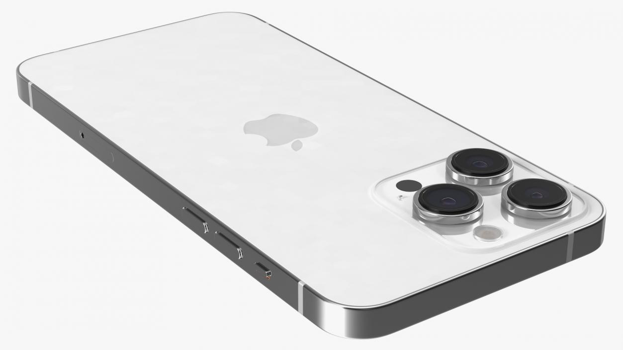 3D model Apple iPhone 14 Pro Max Silver