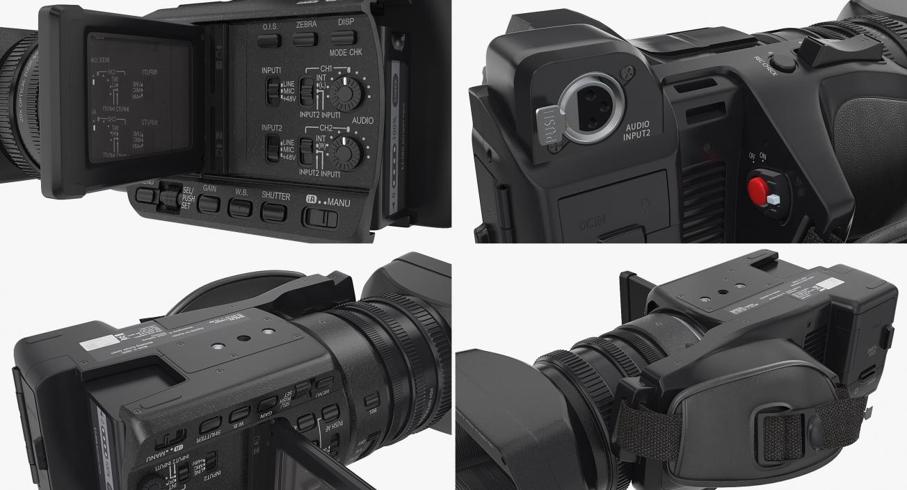 3D model Full HD Camcorder Generic