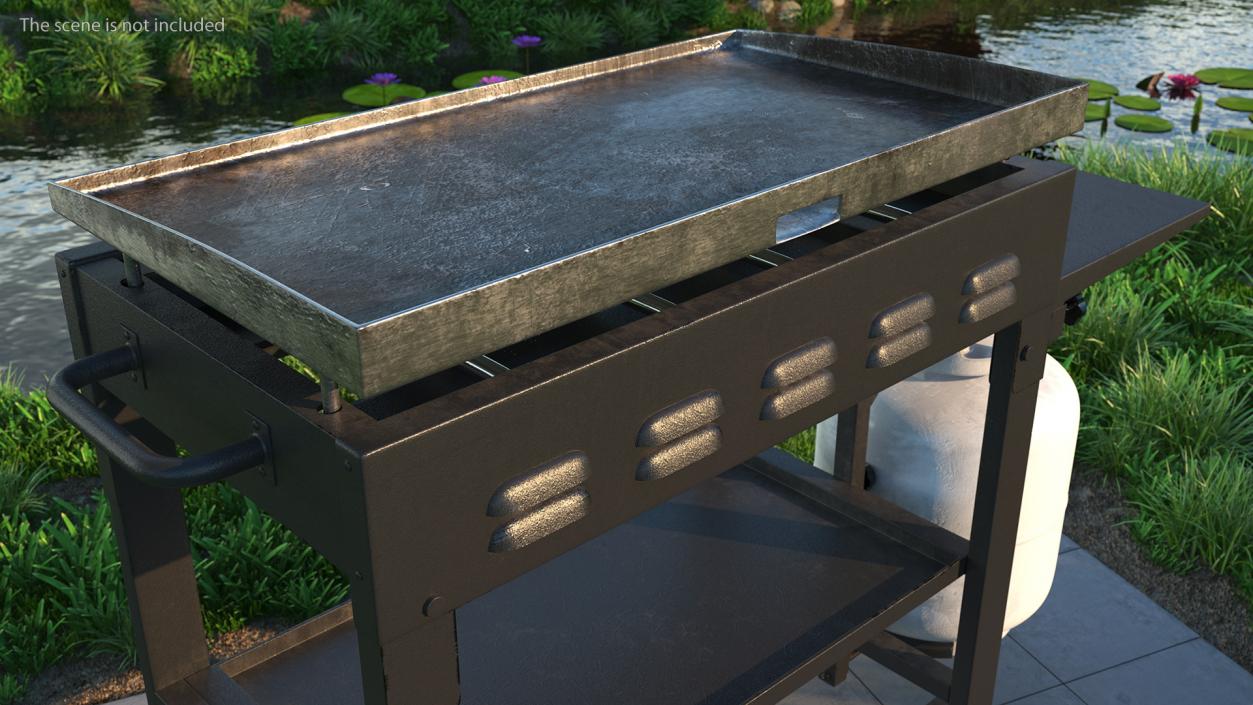 3D model Blackstone Outdoor Flat Top Gas Griddle Dusty