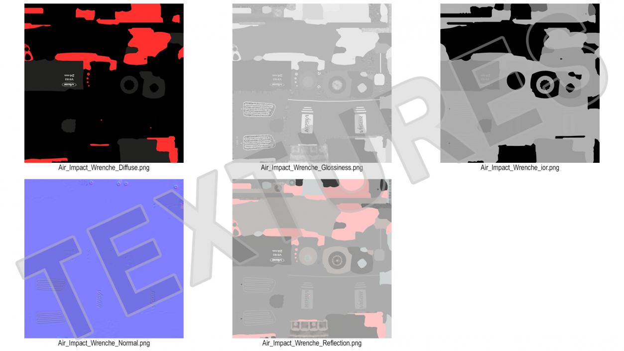 3D Vigor Air Impact Wrench model