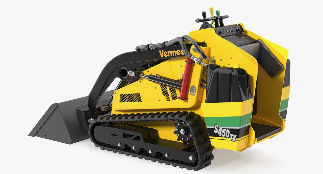 3D Mini Loader Vermeer S450TX with Bucket model