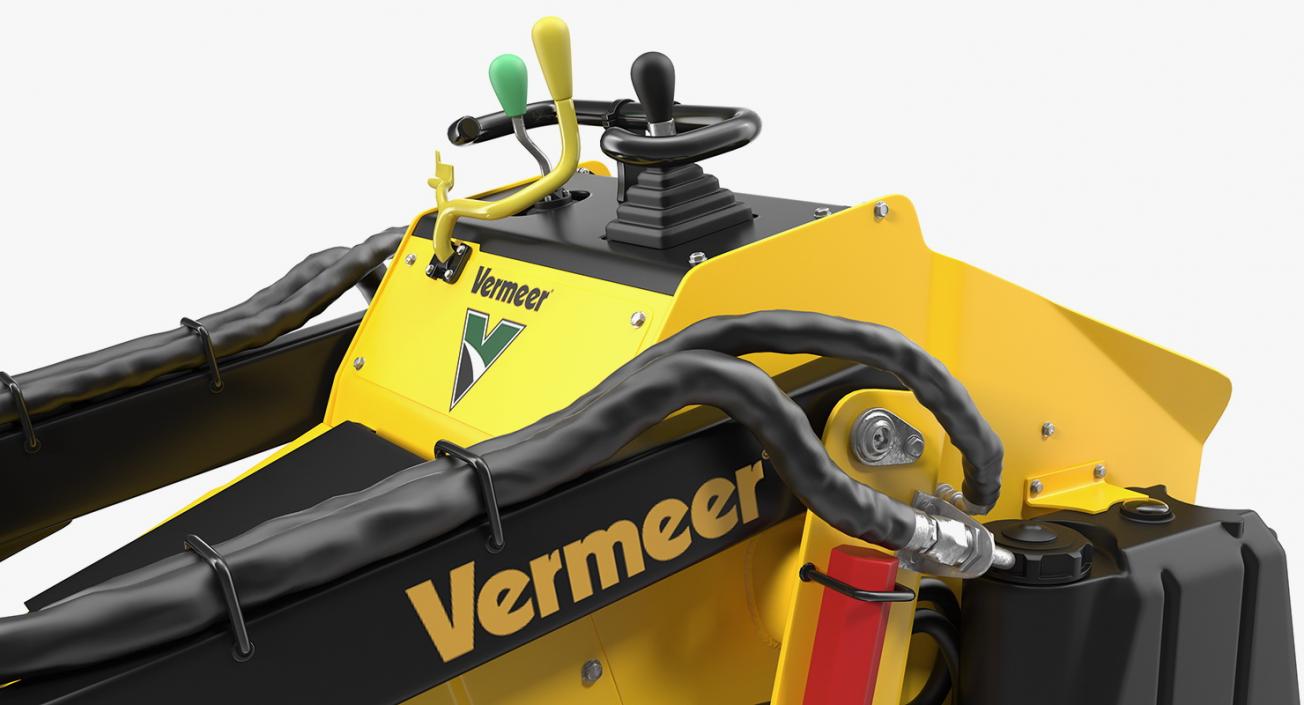 3D Mini Loader Vermeer S450TX with Bucket model