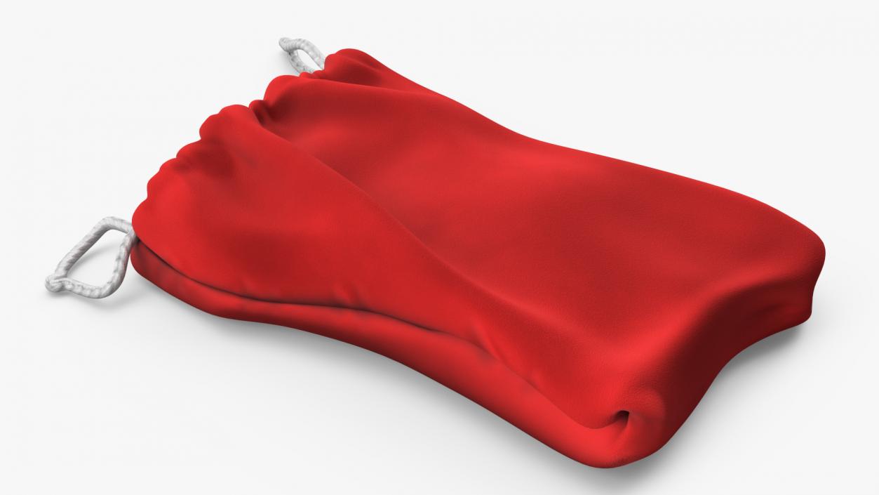 Red Cloth Pouch 2 3D