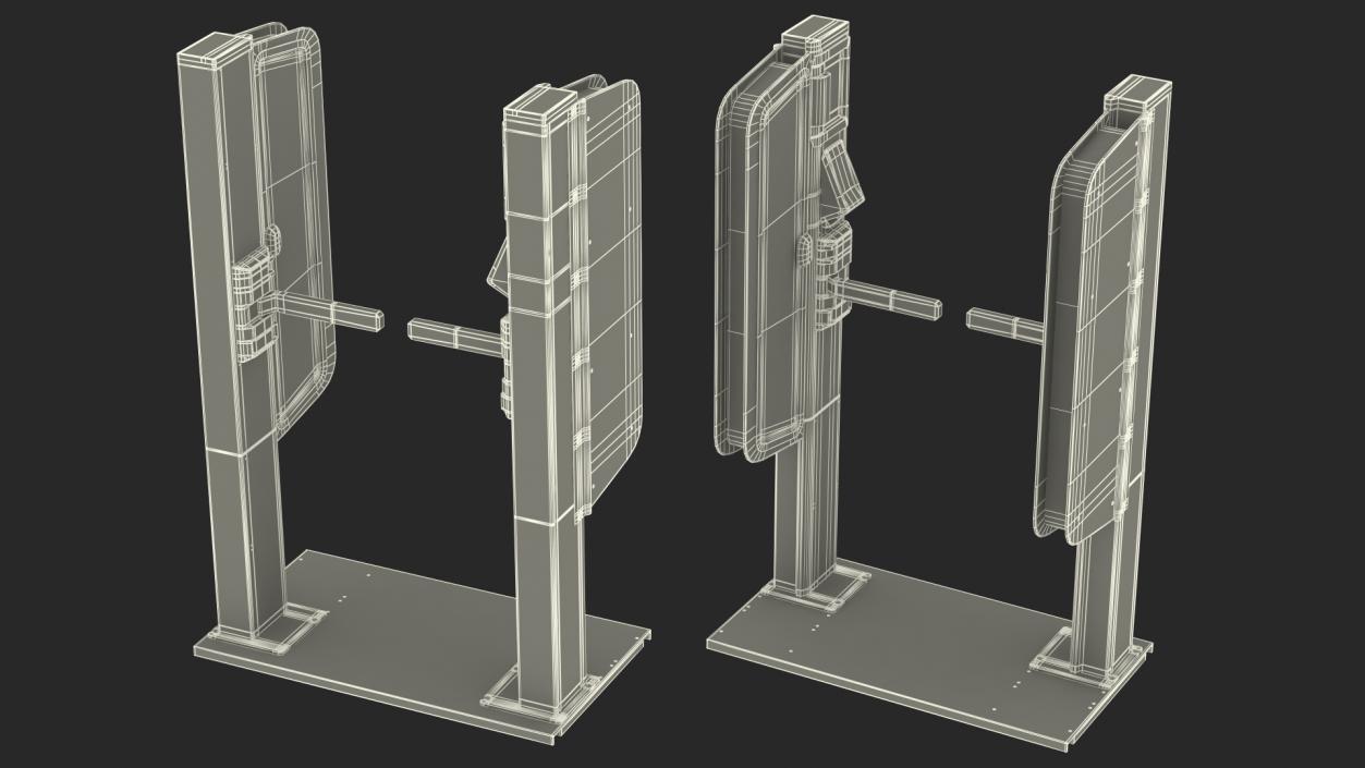 Axess AX500 Smart Gate Flap 3D