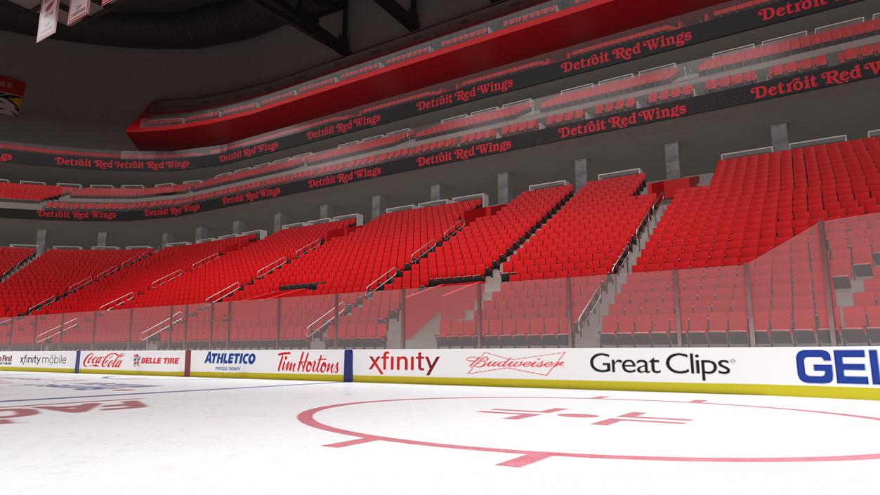 NHL Arena 3D model