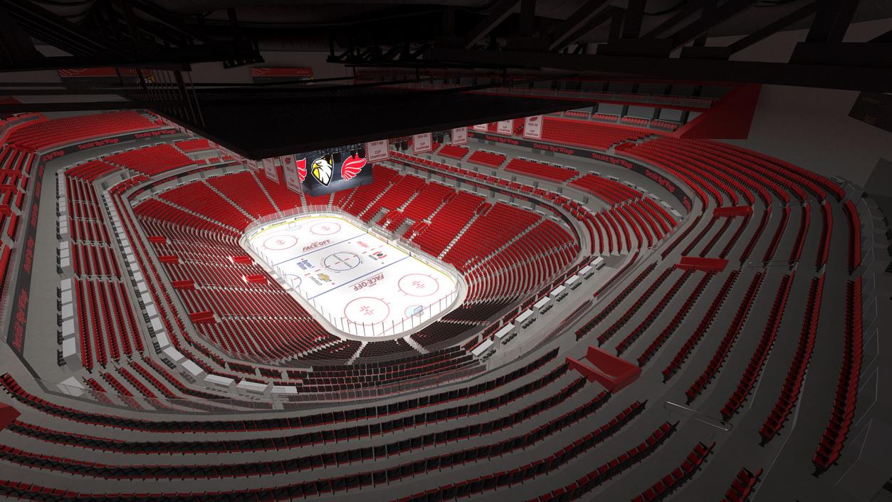 NHL Arena 3D model