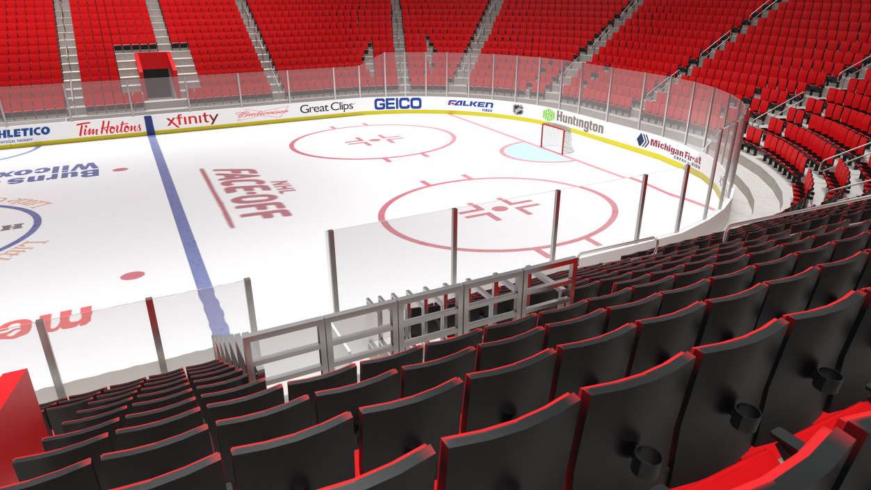 NHL Arena 3D model